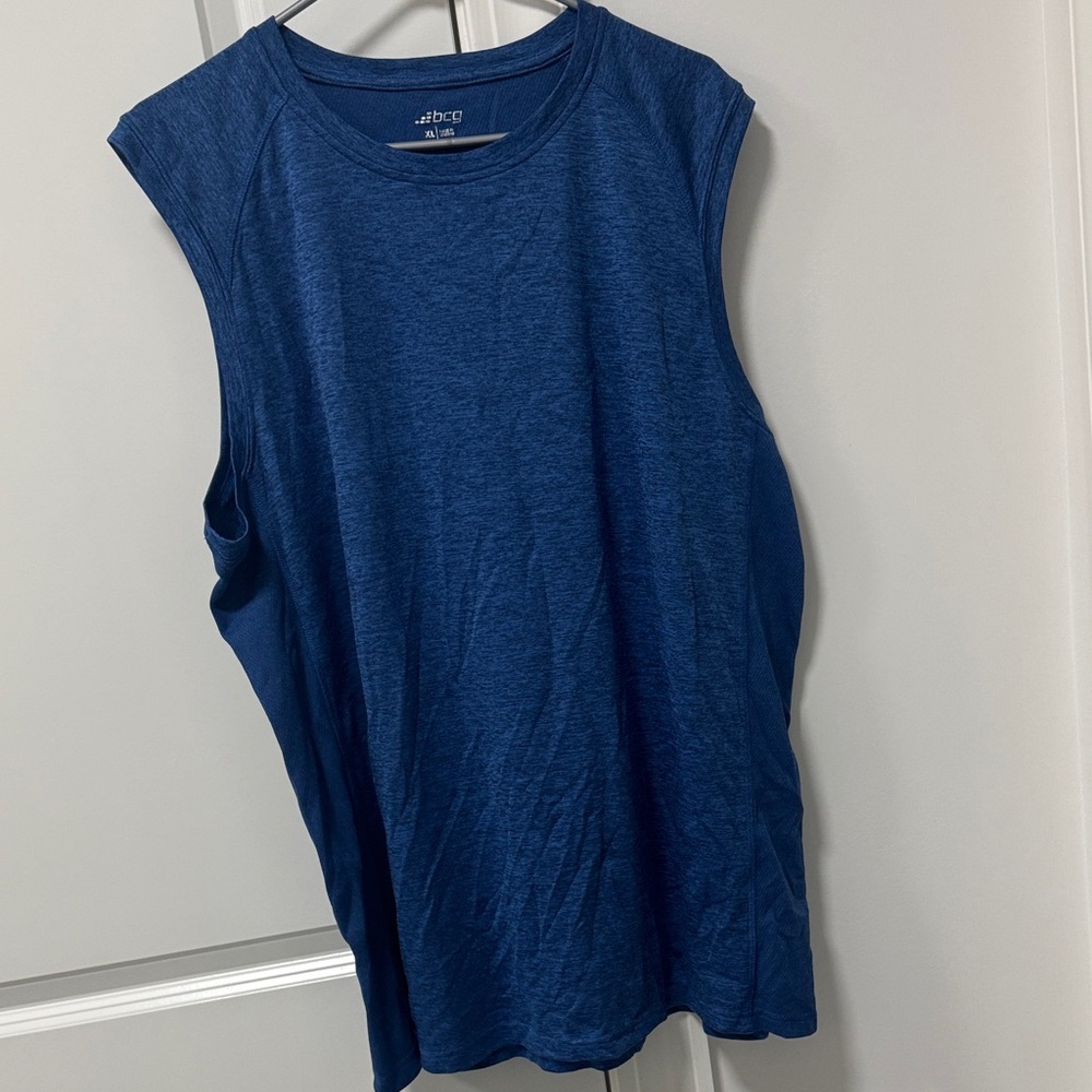 BCG Blue Men's Sleeveless Shirt